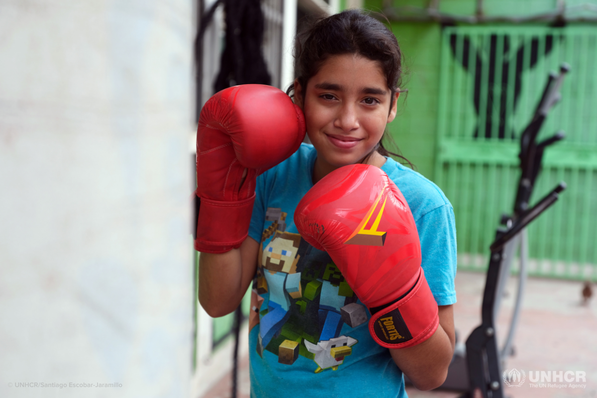 Fernanda: Passionate Young Honduran Boxer in Honduras