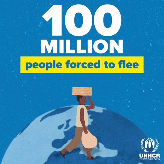 100 million people forced to flee